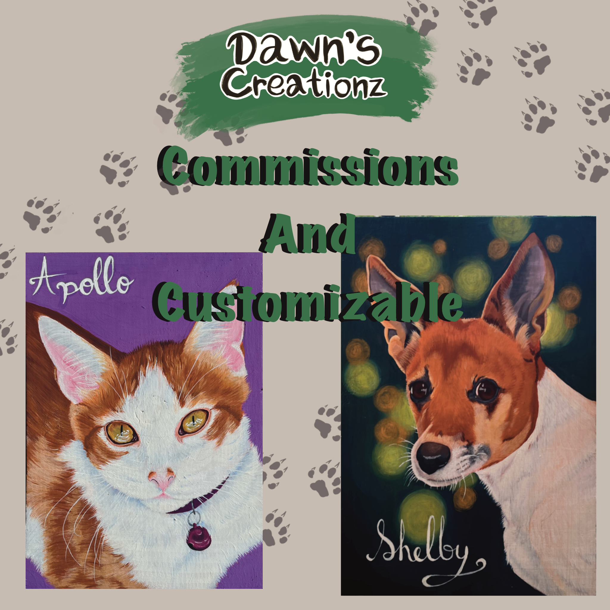 ✨Commissionable and Customizable!✨