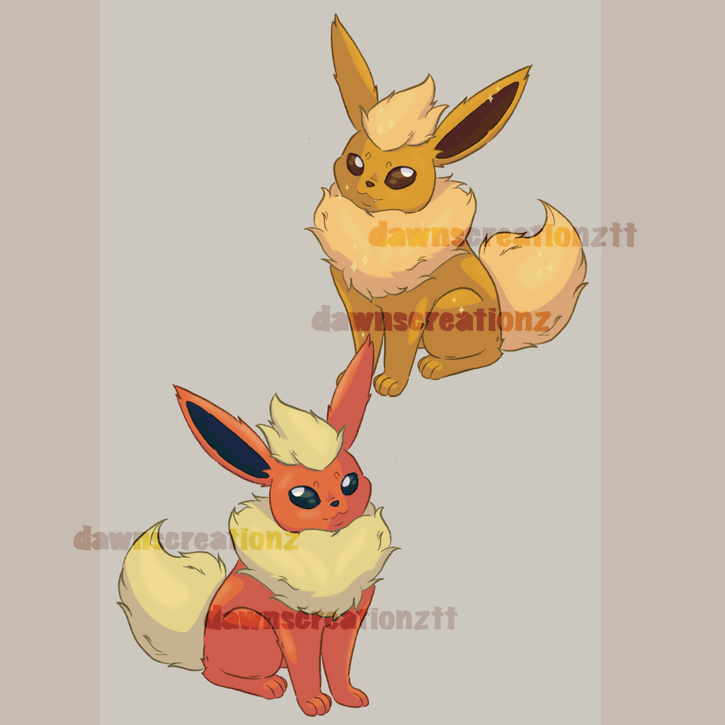 PREORDER Flareon Acrylic Keychain