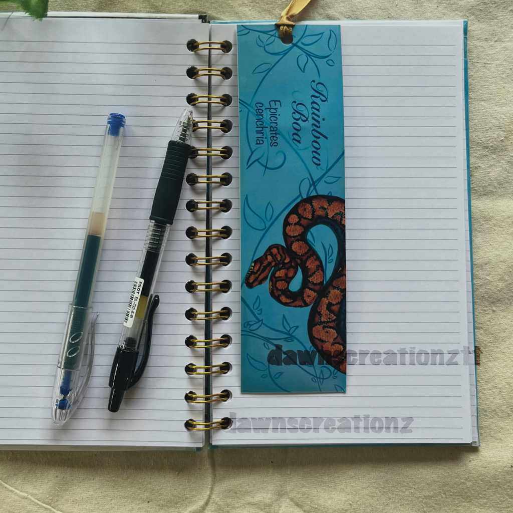 Rainbow Boa Wildlife Bookmark