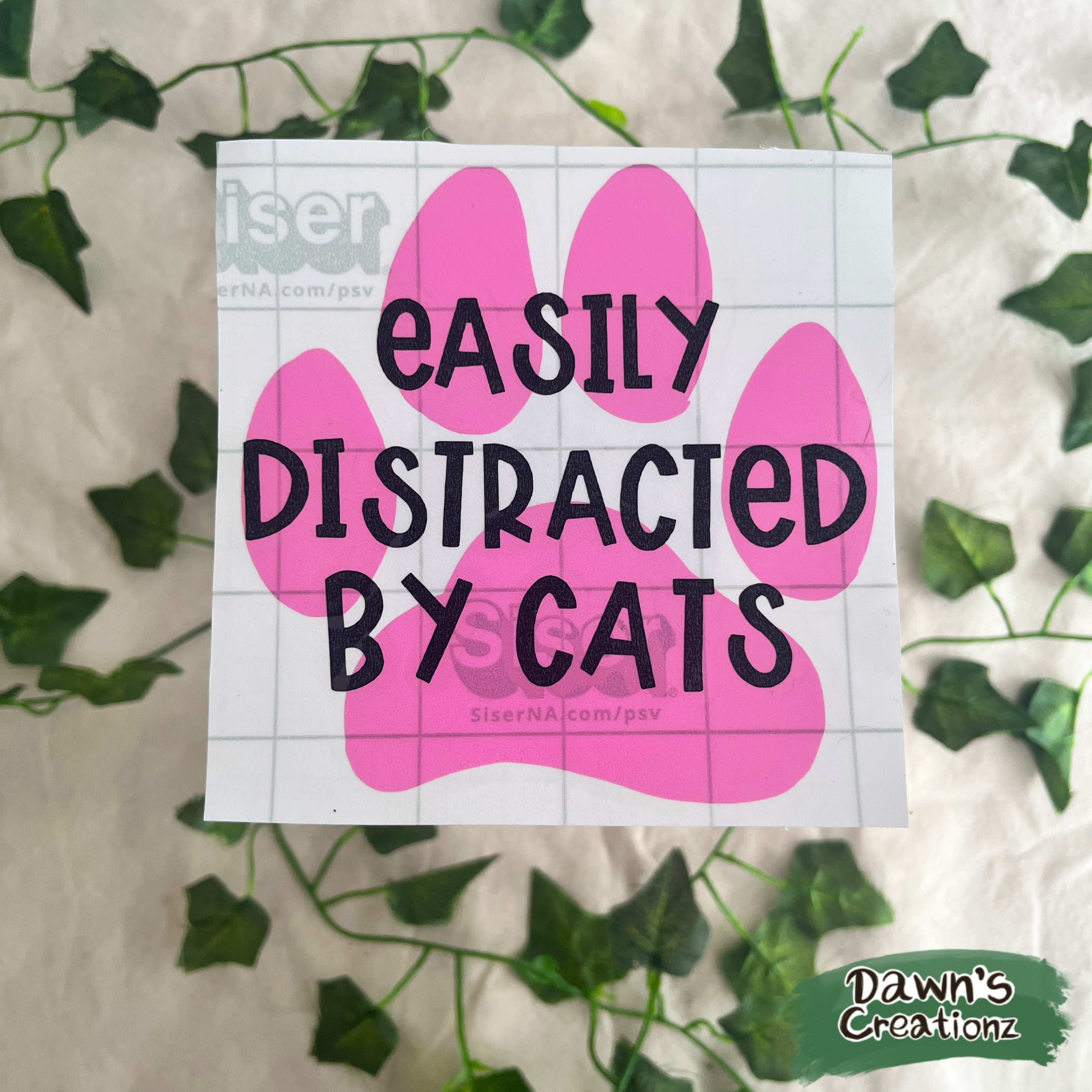 Cat Person Vinyl Car Stickers
