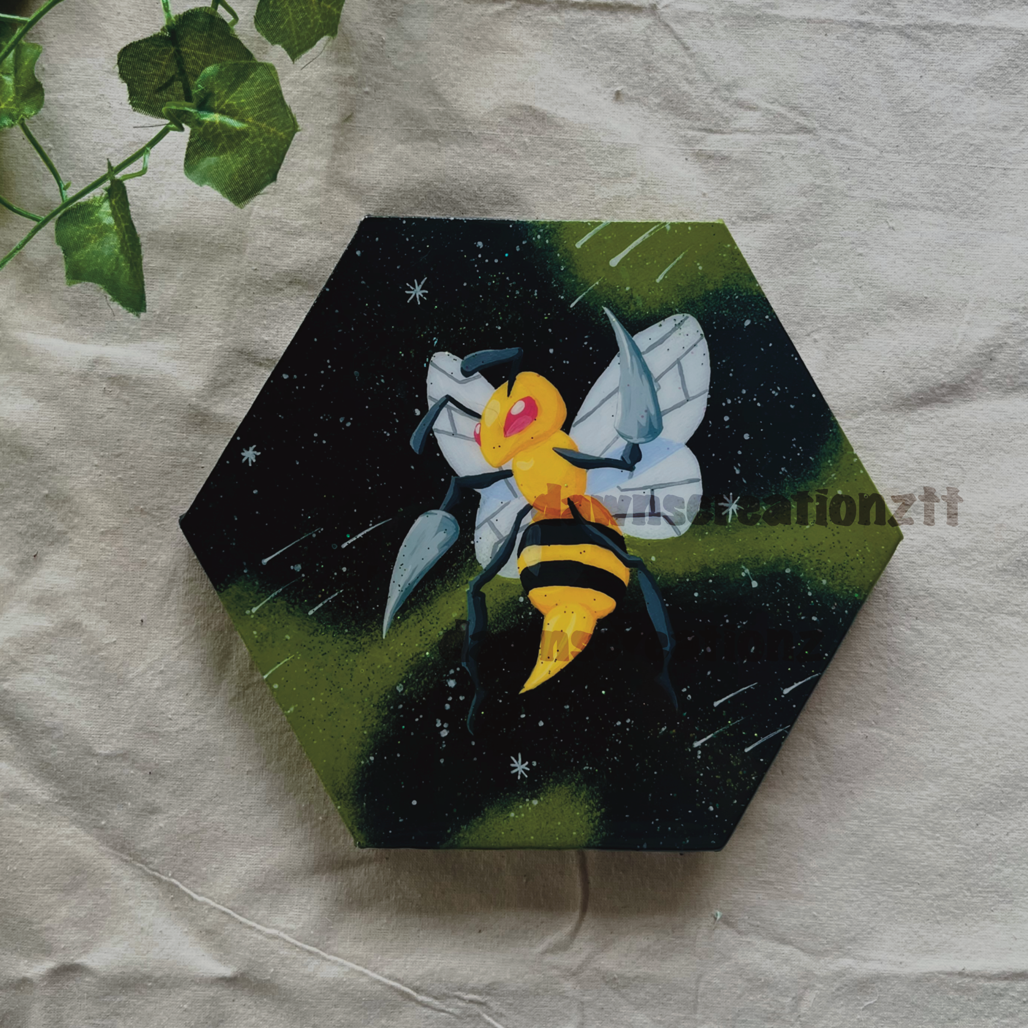Beedrill Galaxy Canvas