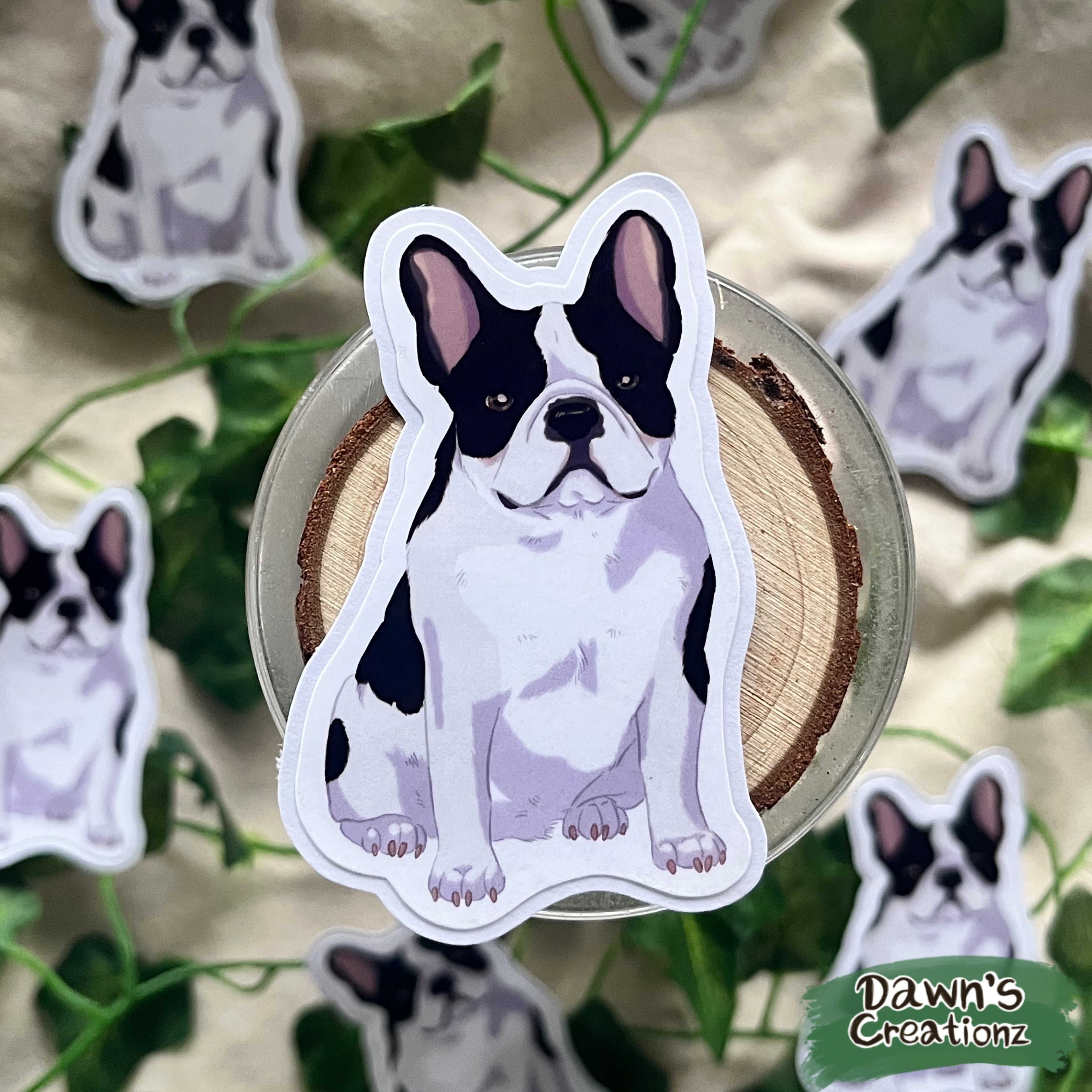 Frenchie Diecut Sticker