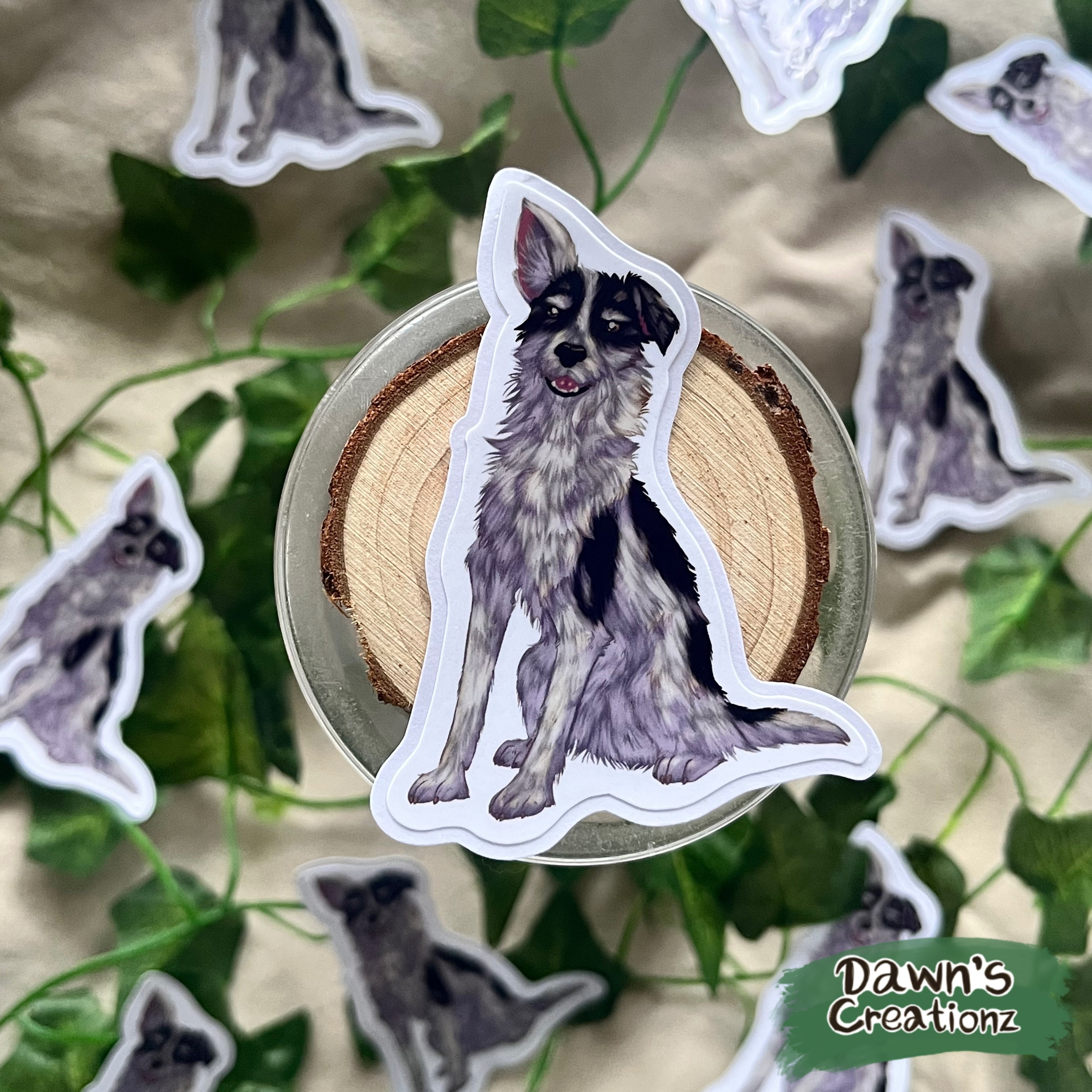 Terrier Mix Breed Diecut Sticker