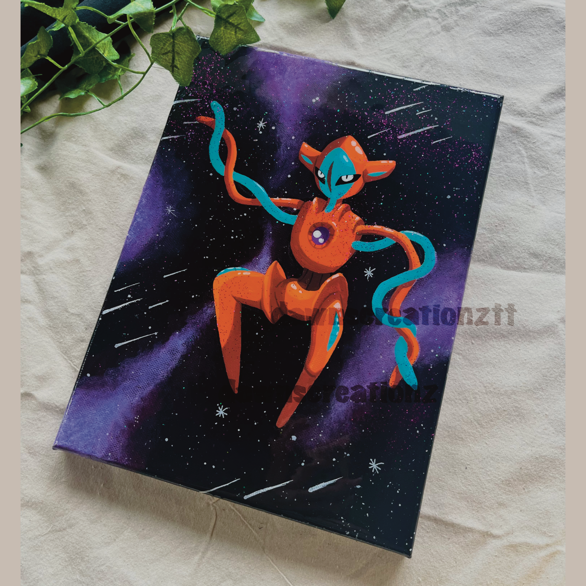 Deoxys Galaxy Canvas