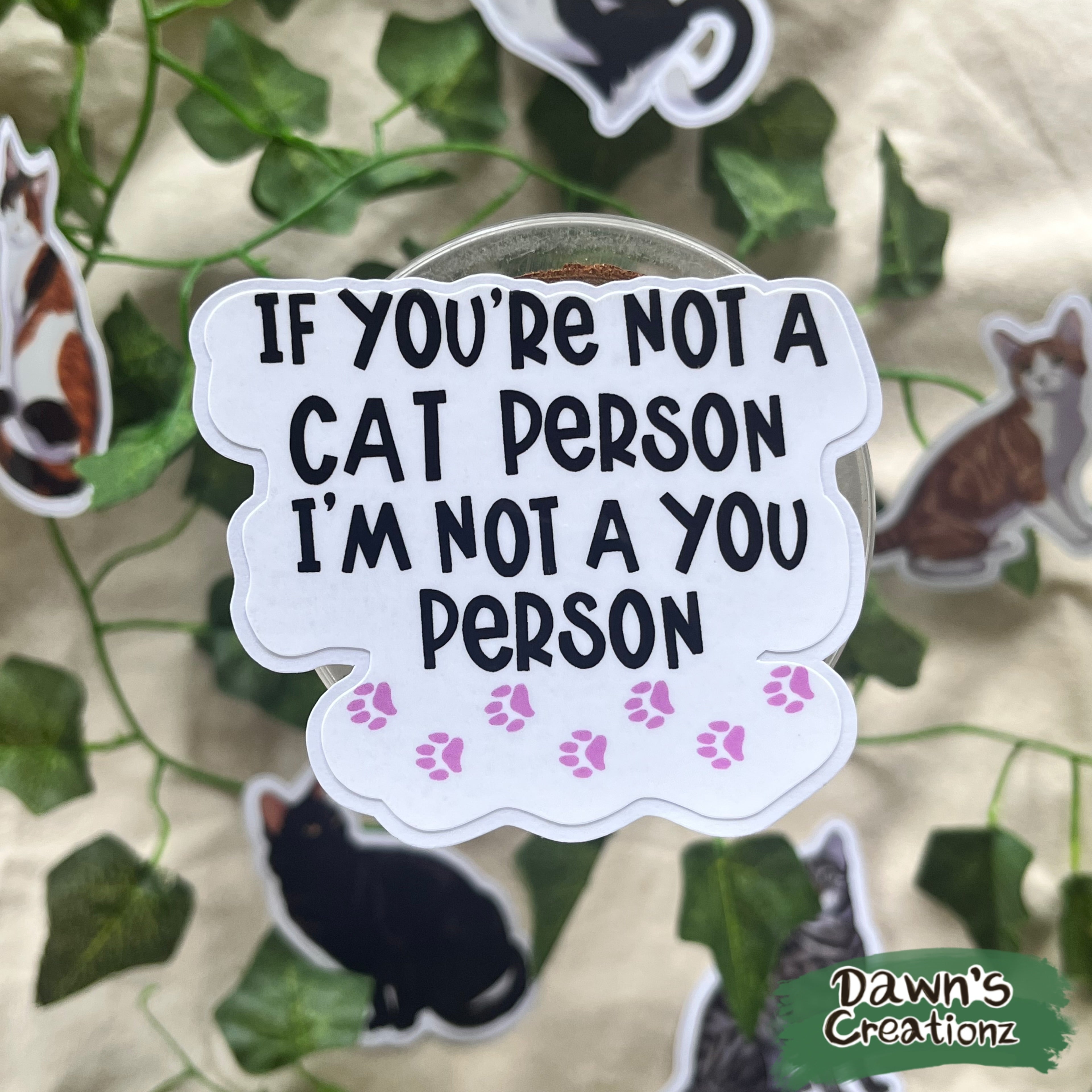 Cat Person Stickers 🐾