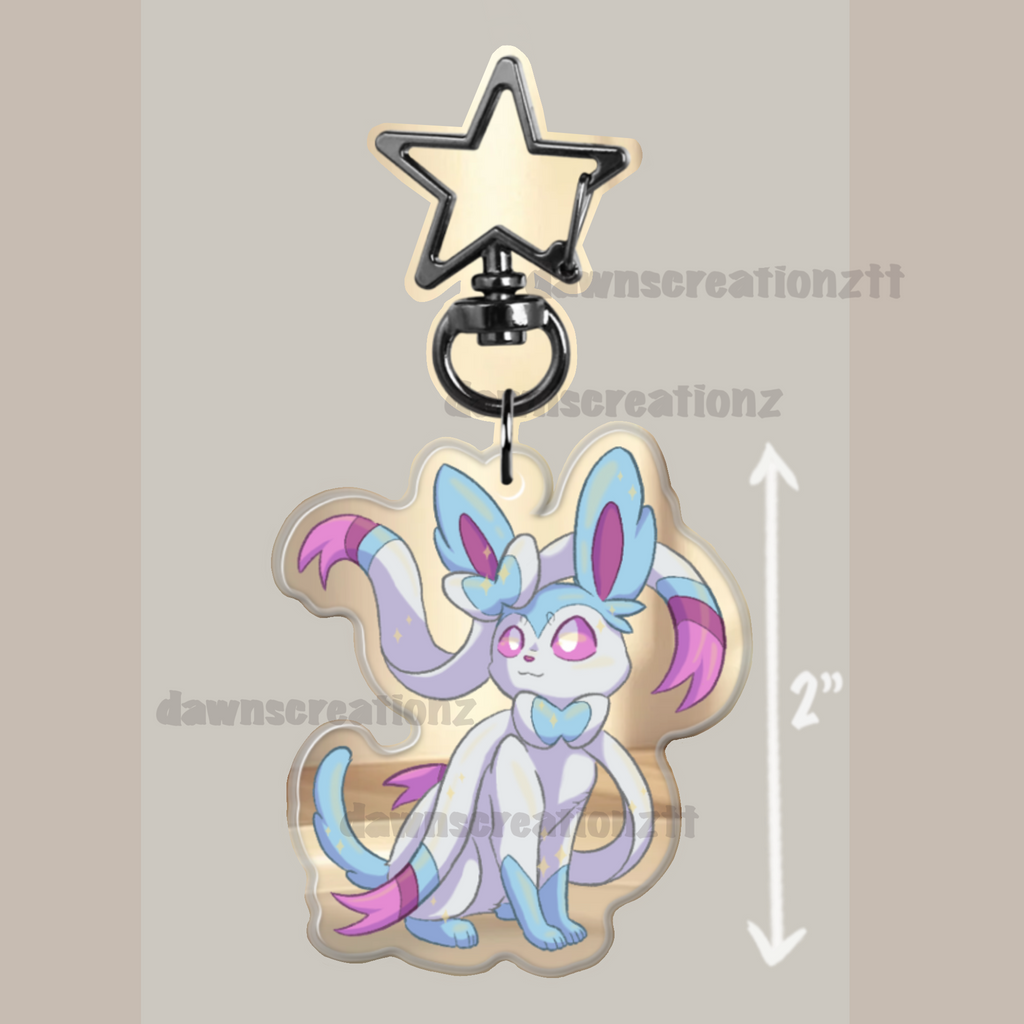 PREORDER Sylveon Acrylic Keychain