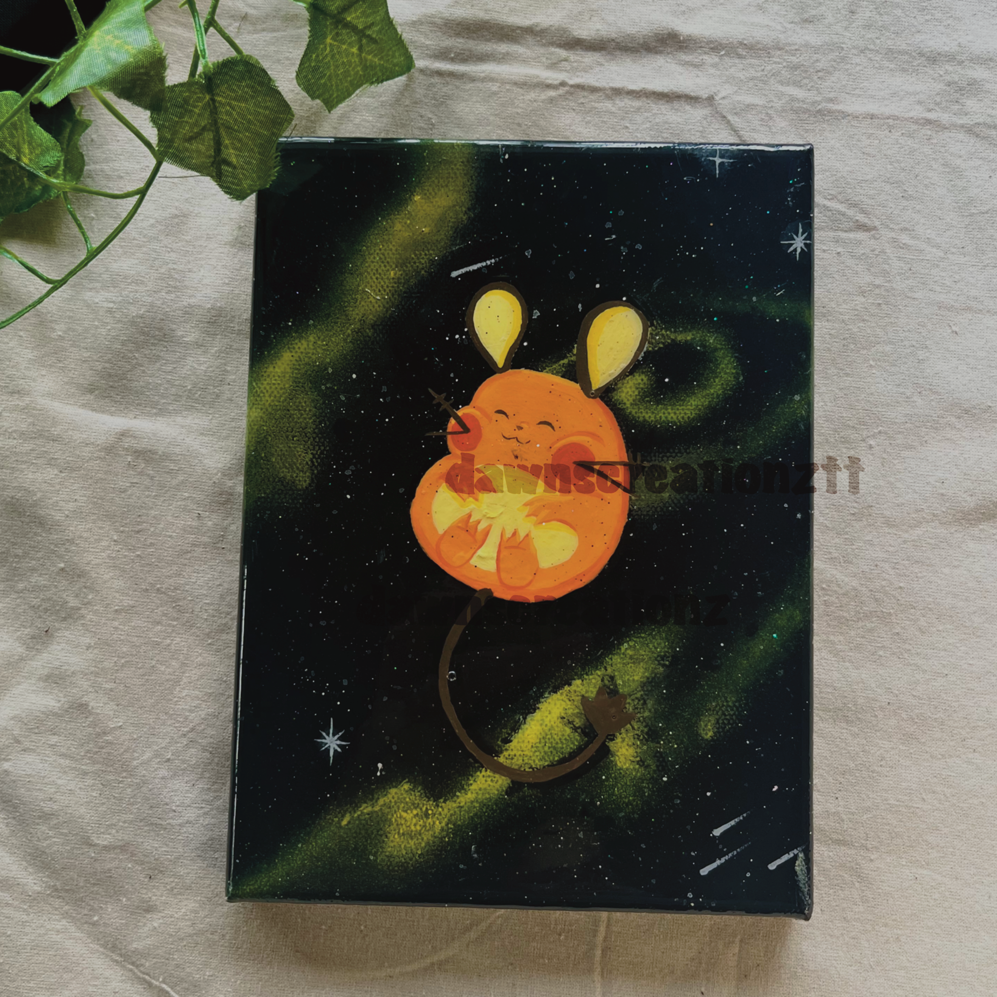 Dedenne Galaxy Canvas