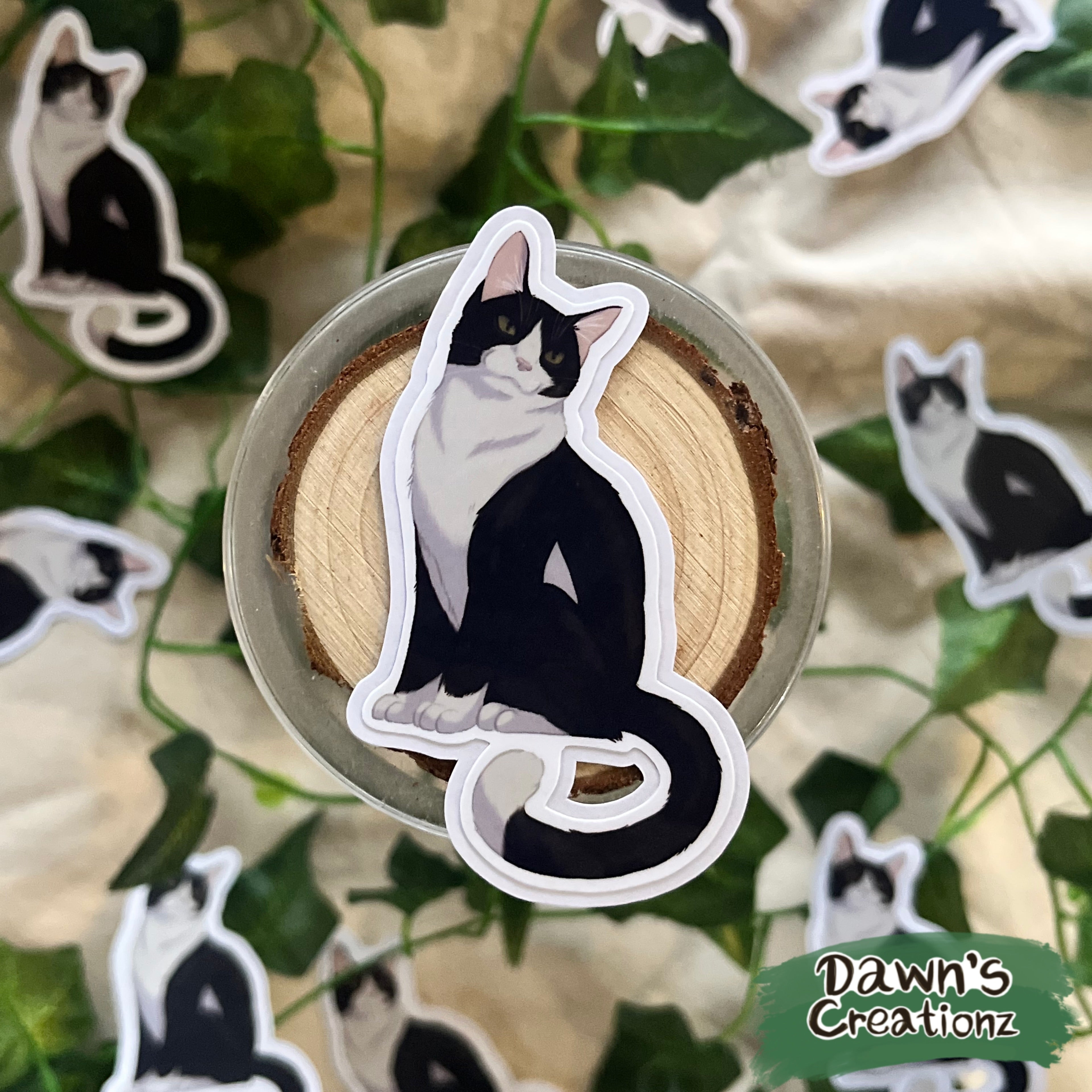 Tuxedo Die-cut Sticker