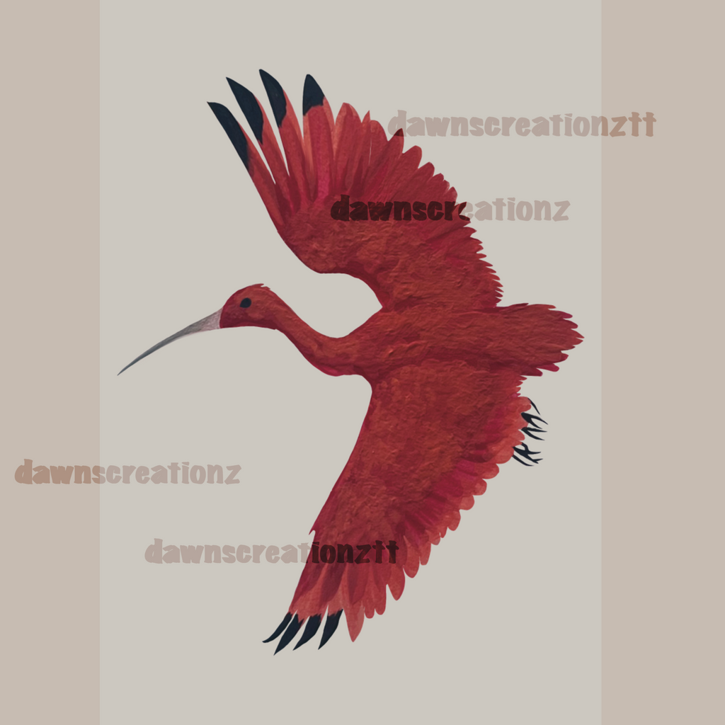 PREORDER Trini Feathered Wildlife Acrylic Keychain