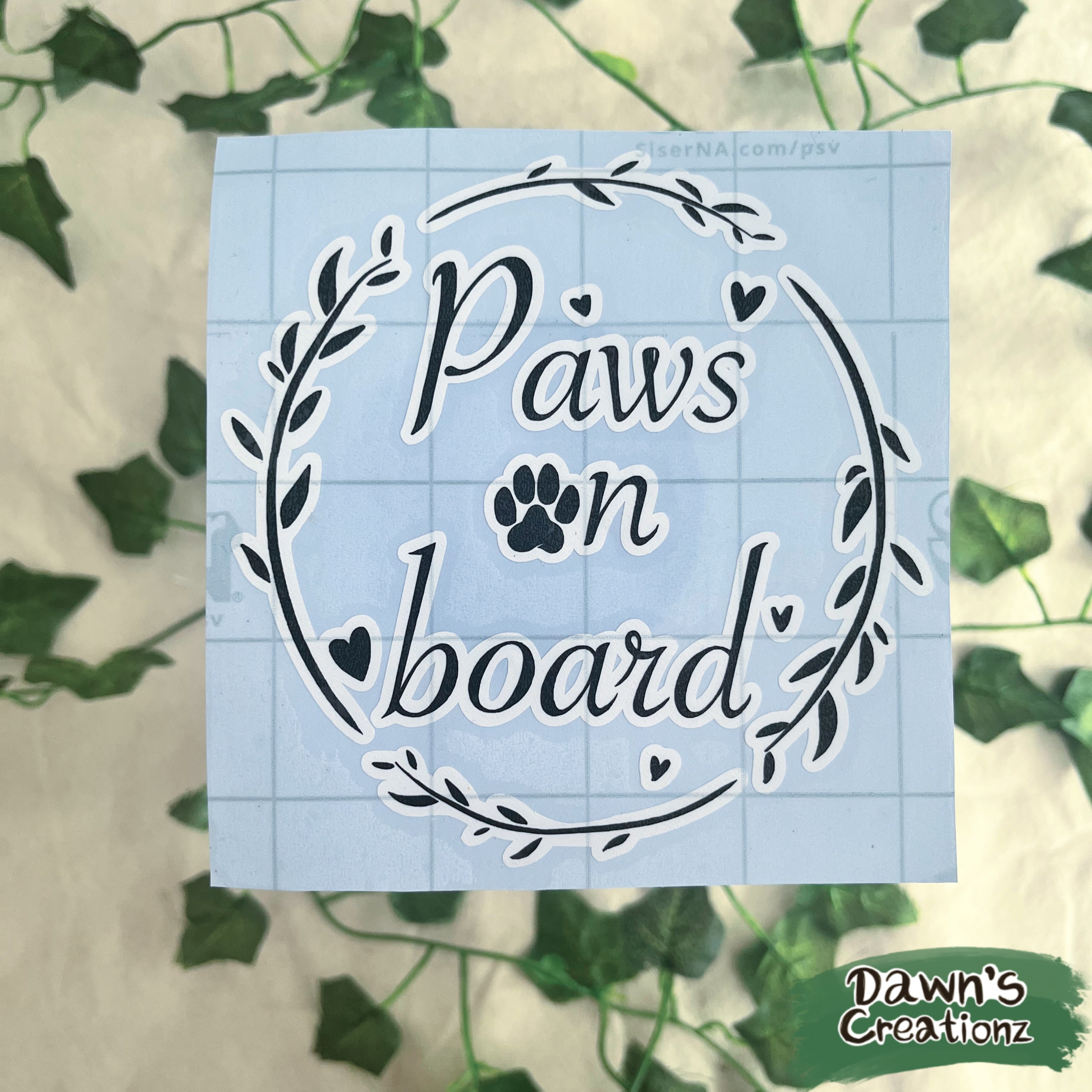 Animal Lover Vinyl Car Stickers (background)