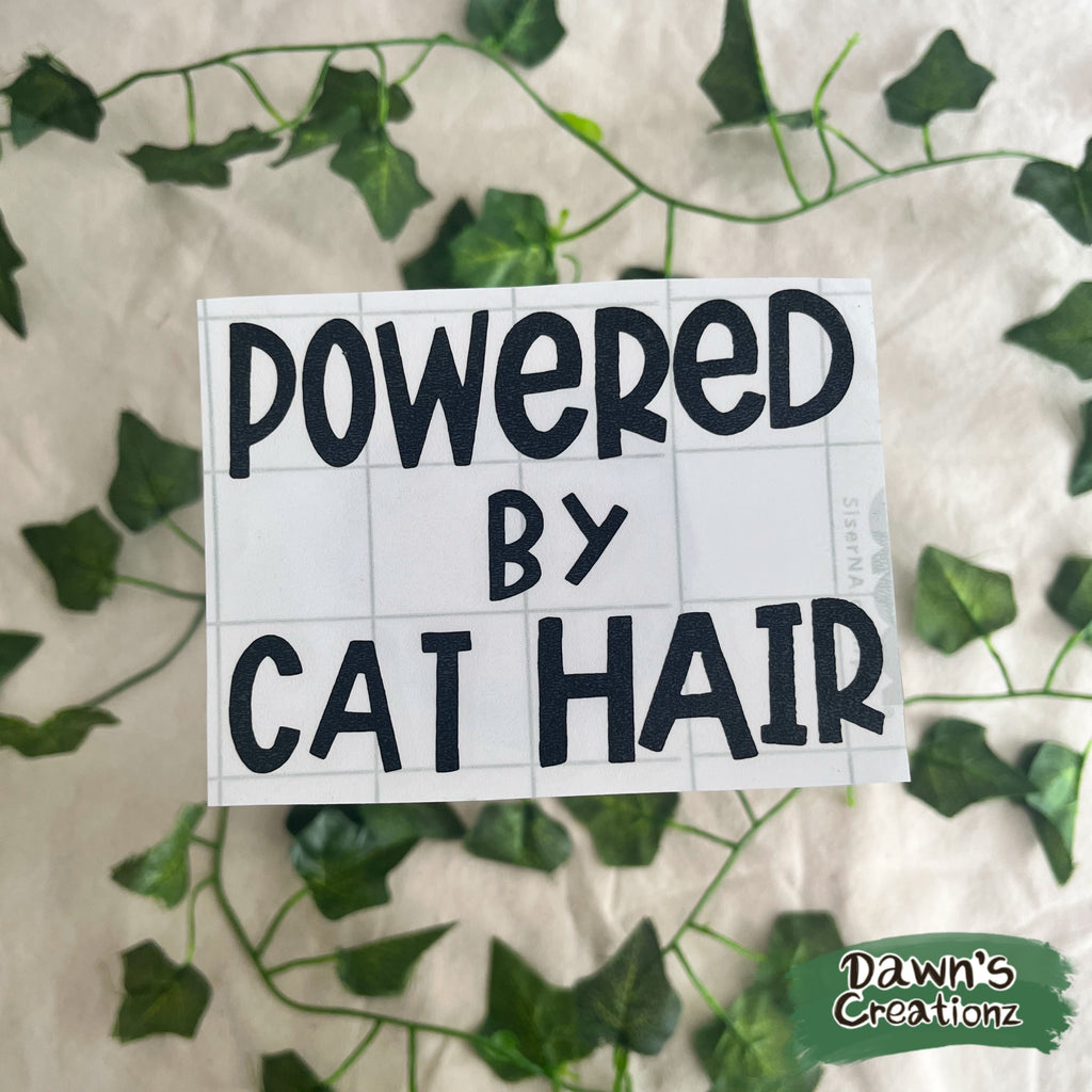 Cat Person Vinyl Car Stickers (Background)