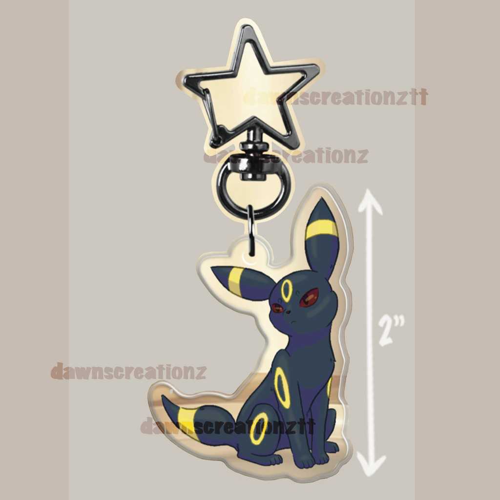 PREORDER Umbreon Acrylic Keychain