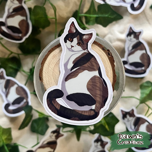 Calico Die-cut Sticker