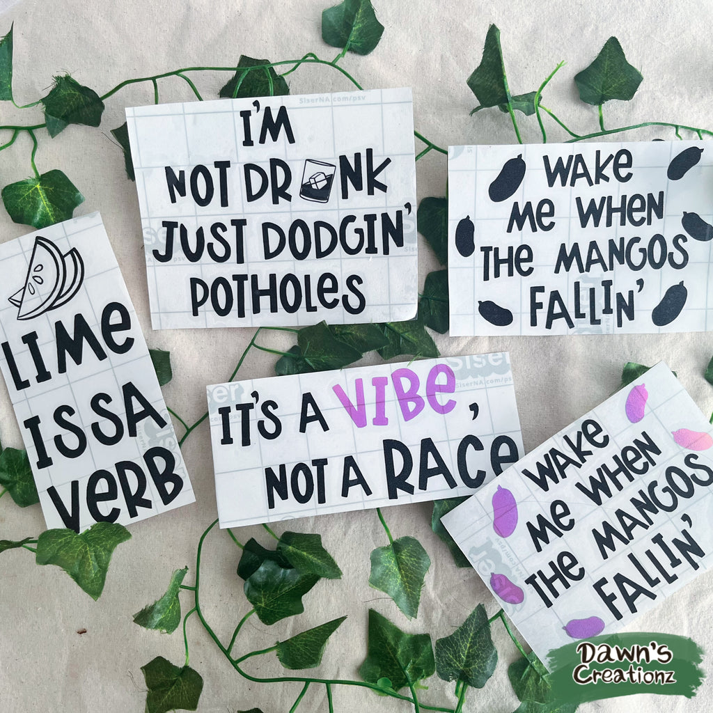 Local Vibes Vinyl Car Stickers