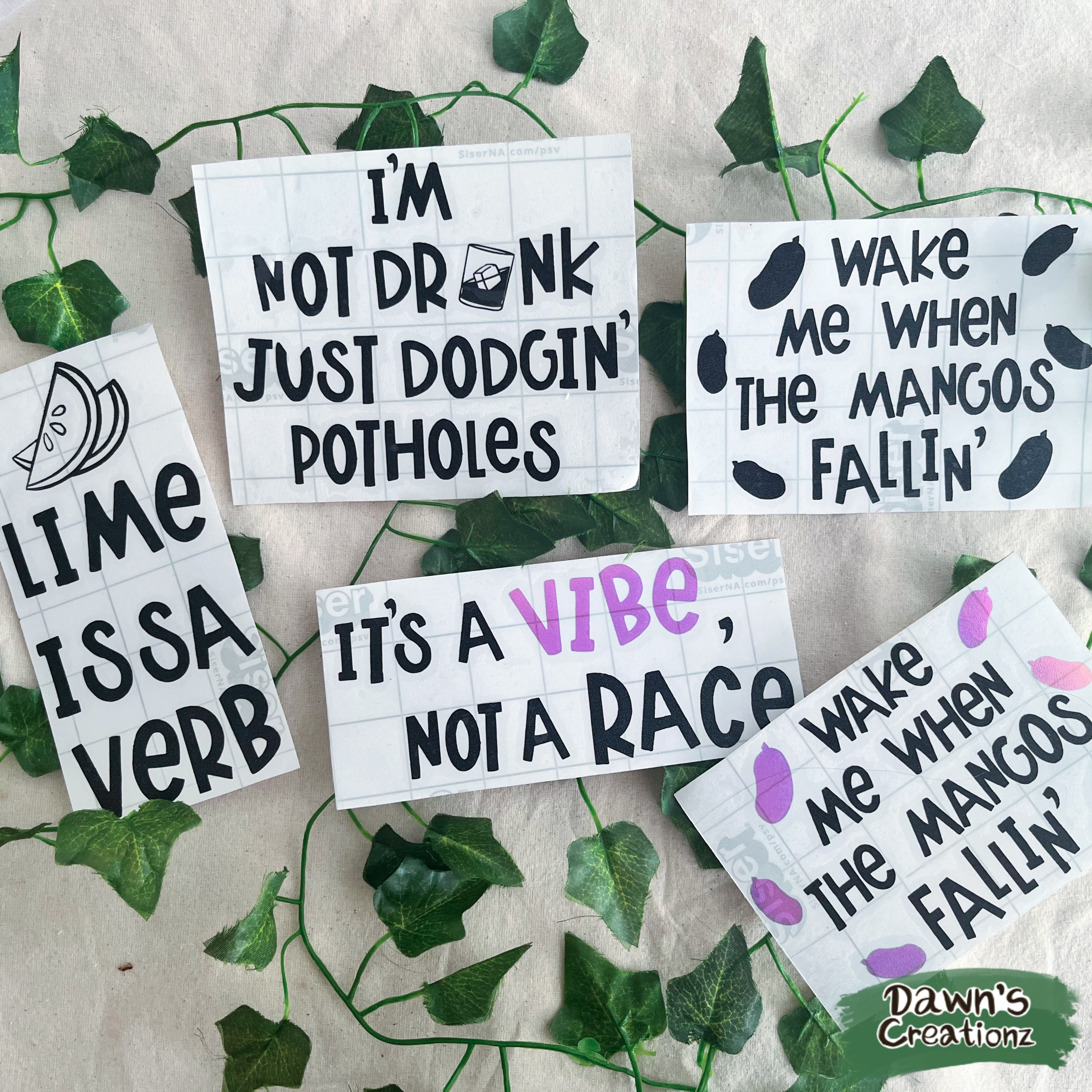 Local Vibes Vinyl Car Stickers