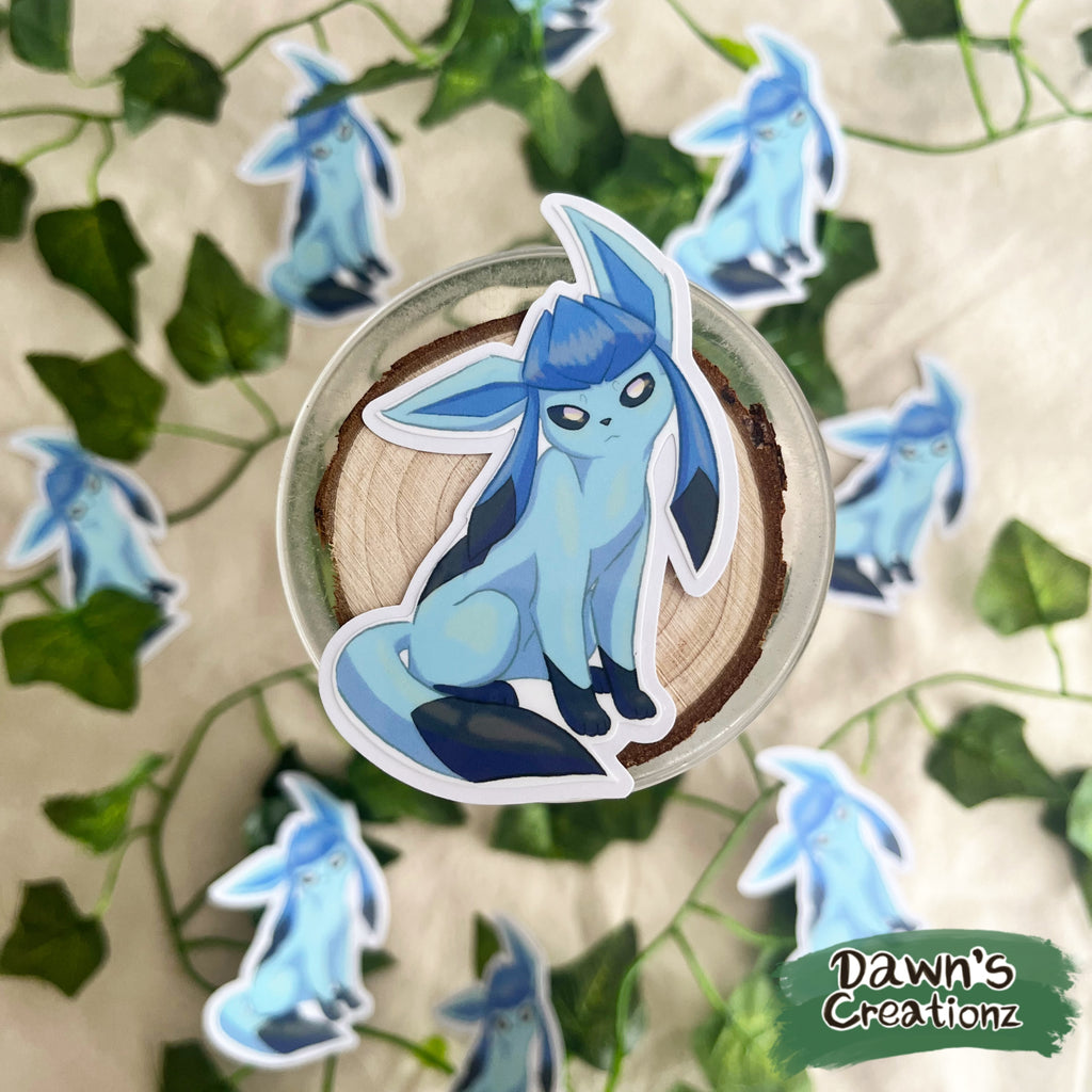 Glaceon Die-cut Sticker