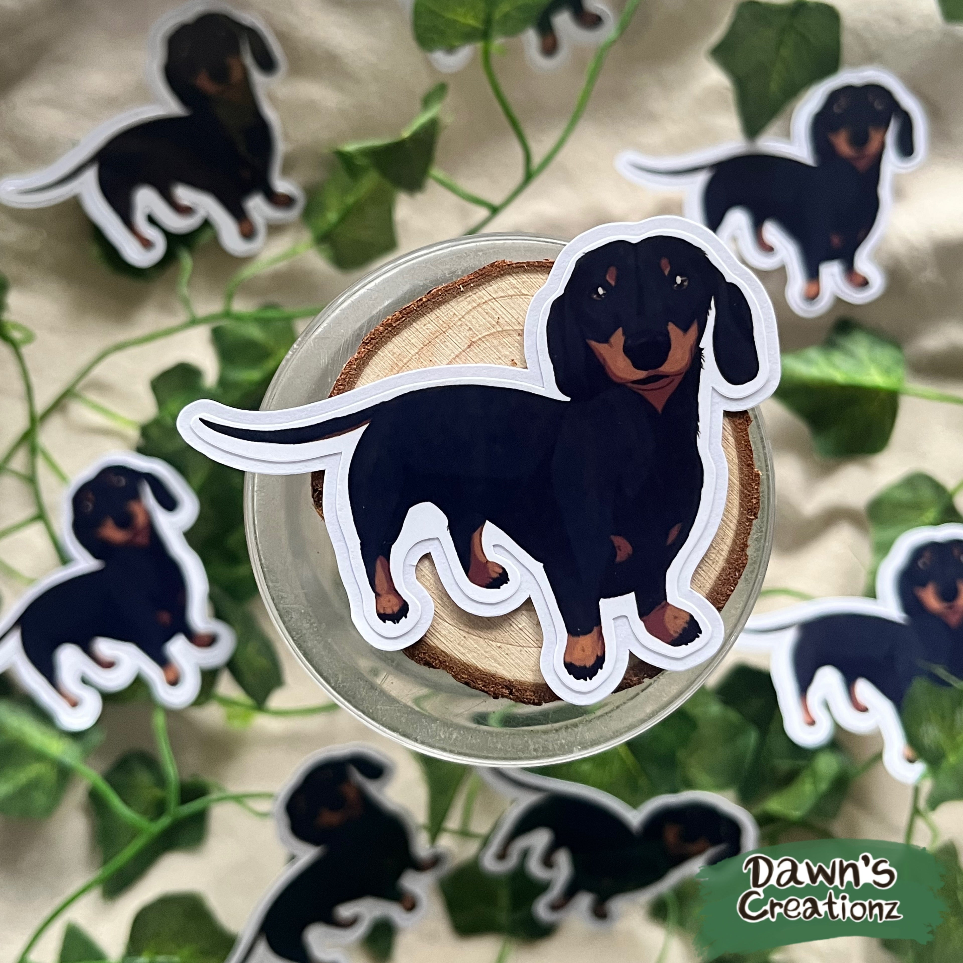 Dachshund Diecut Sticker