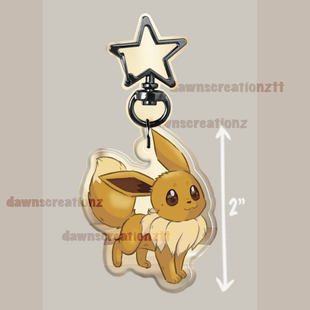 PREORDER Eevee Acrylic Keychain