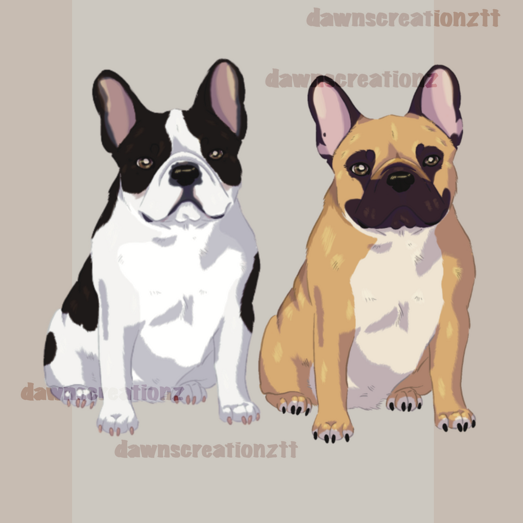 PREORDER Frenchie Acrylic Keychain