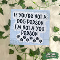 Dog Person Vinyl Car Stickers (Background)