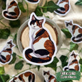 Calico Die-cut Sticker