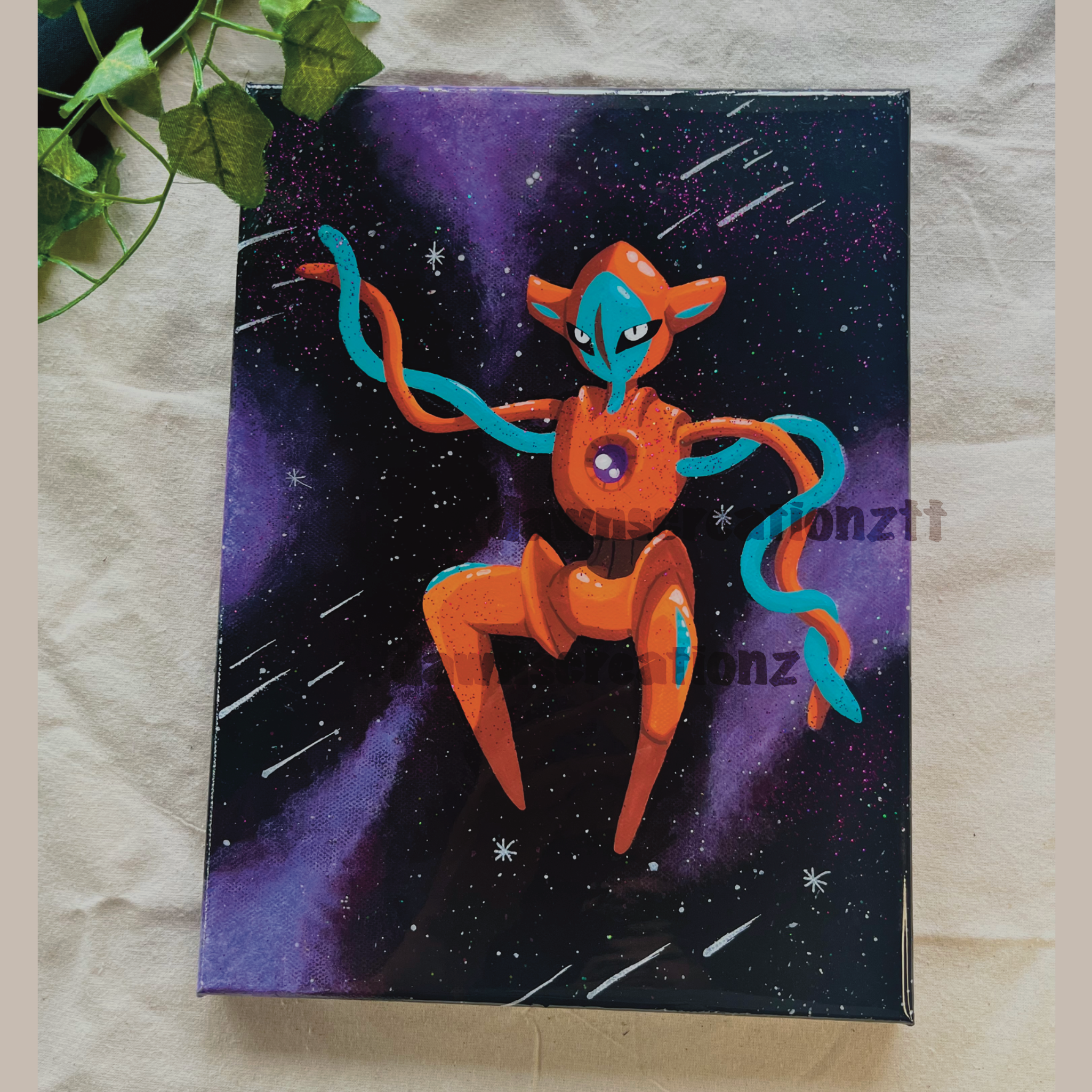 Deoxys Galaxy Canvas
