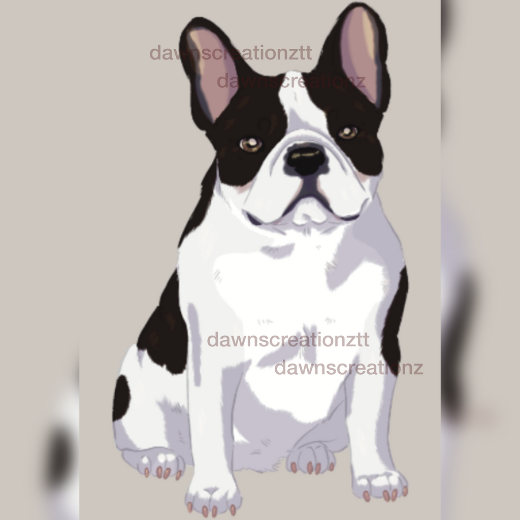 PREORDER Frenchie Acrylic Keychain