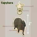 Capybara Acrylic Keychain
