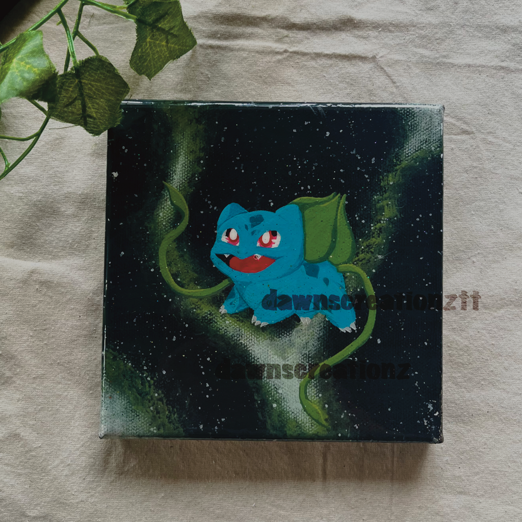Bulbasaur Galaxy Canvas