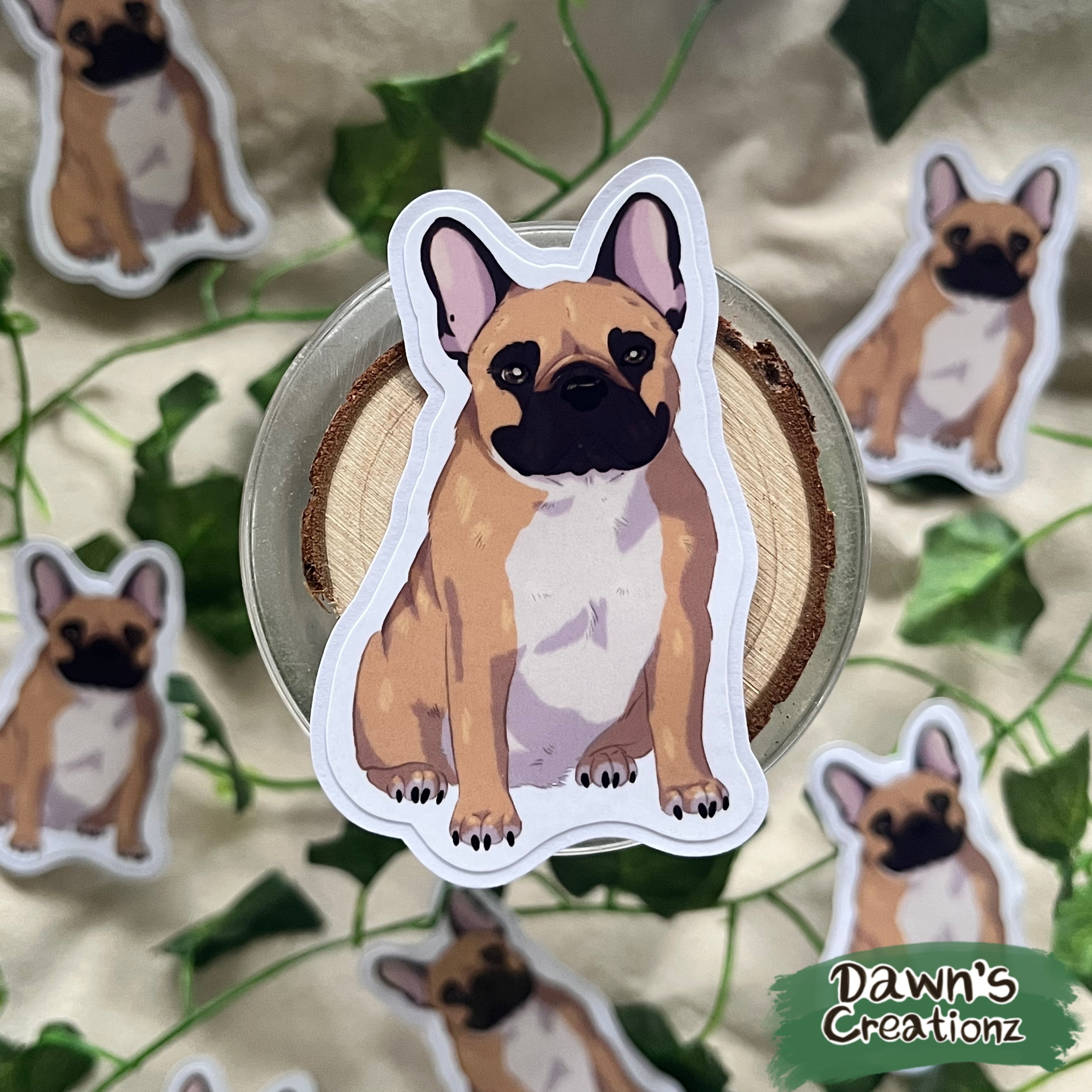 Frenchie Diecut Sticker