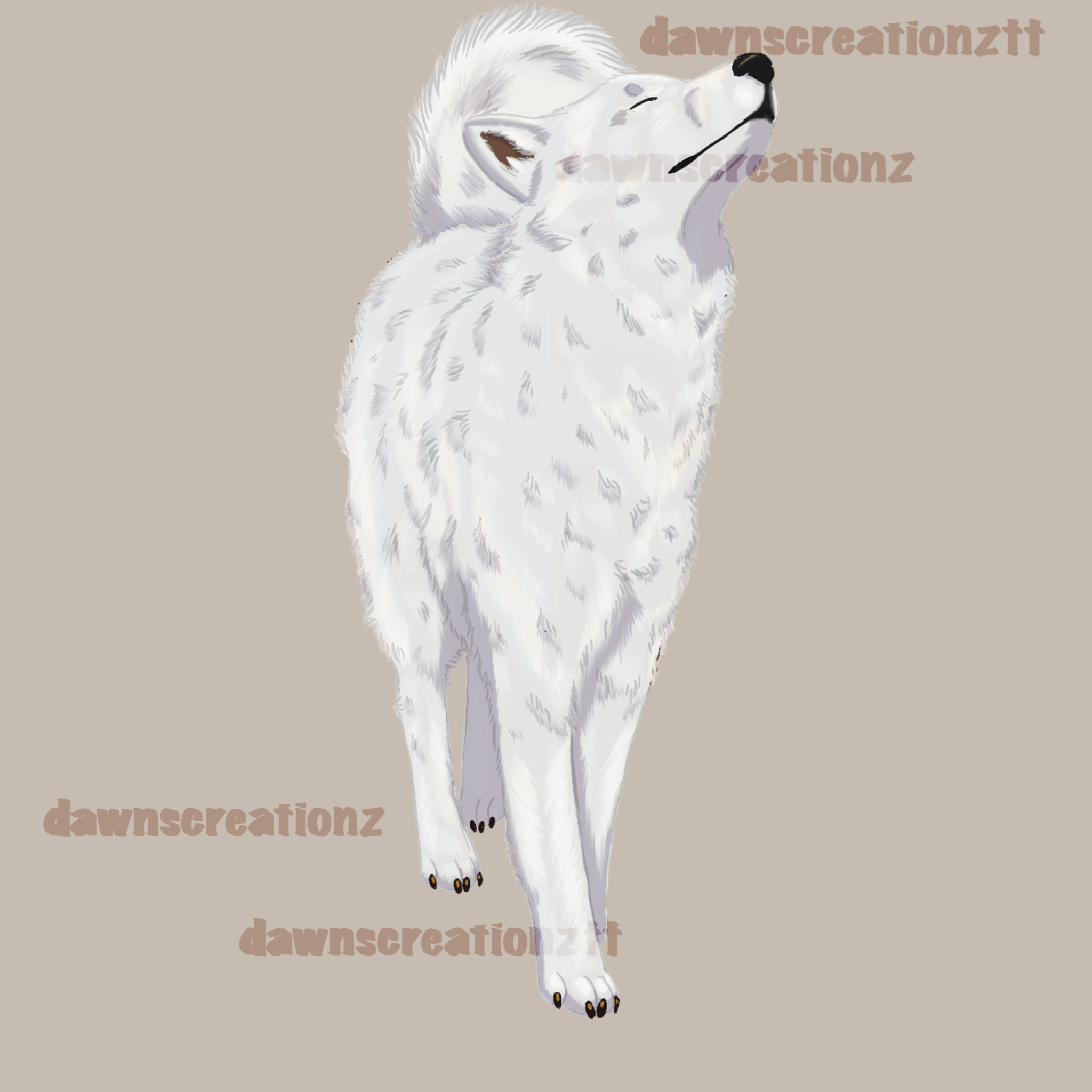 PREORDER Husky Acrylic Keychain