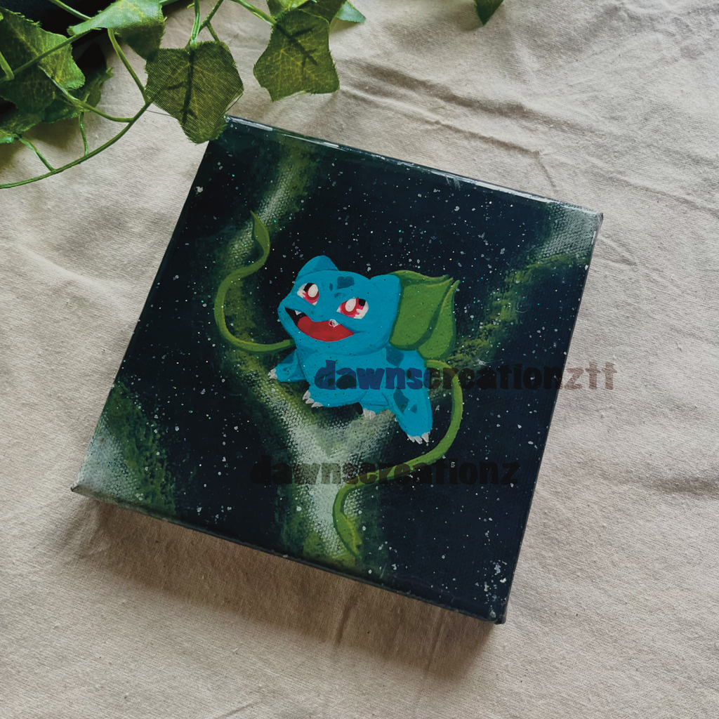 Bulbasaur Galaxy Canvas