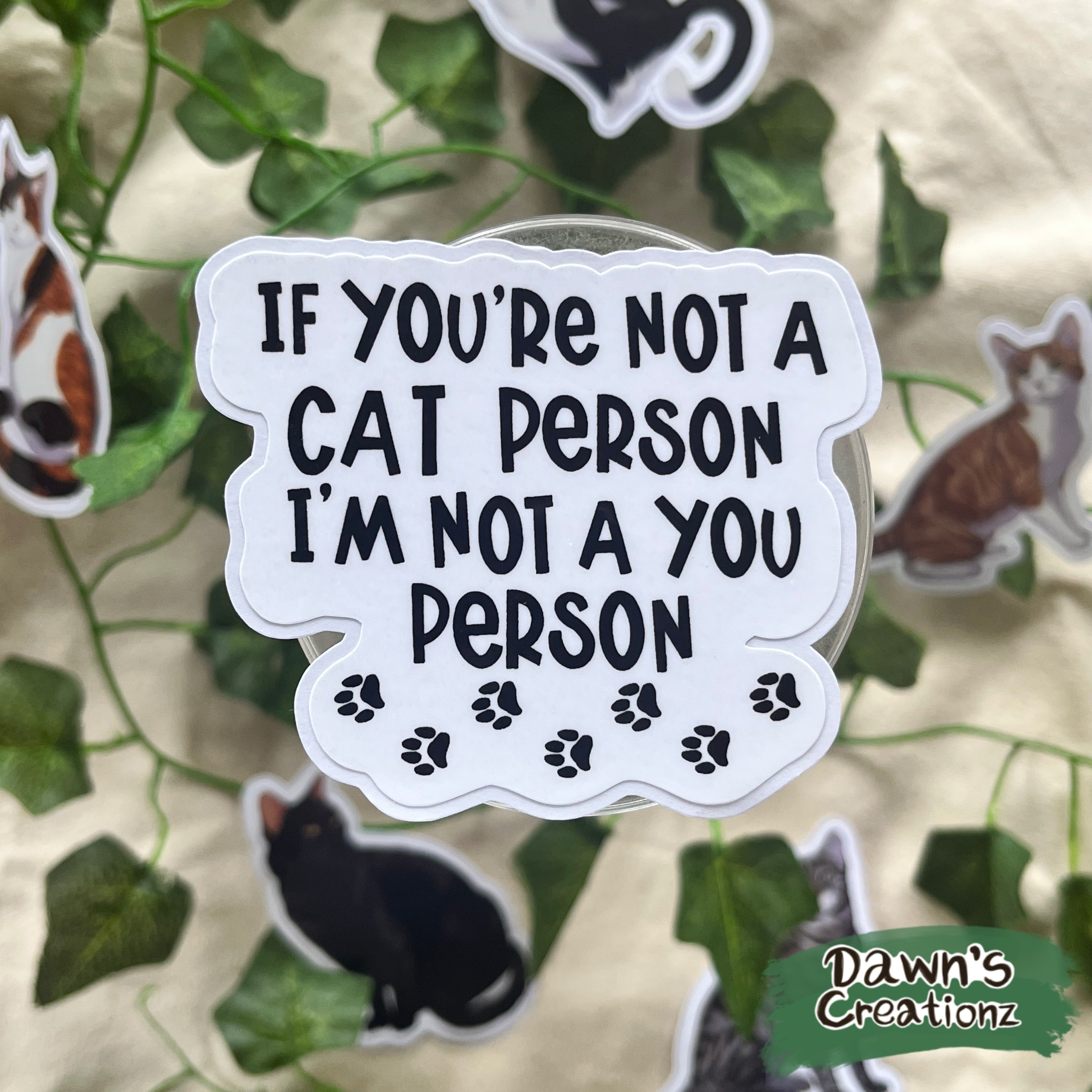 Cat Person Stickers 🐾