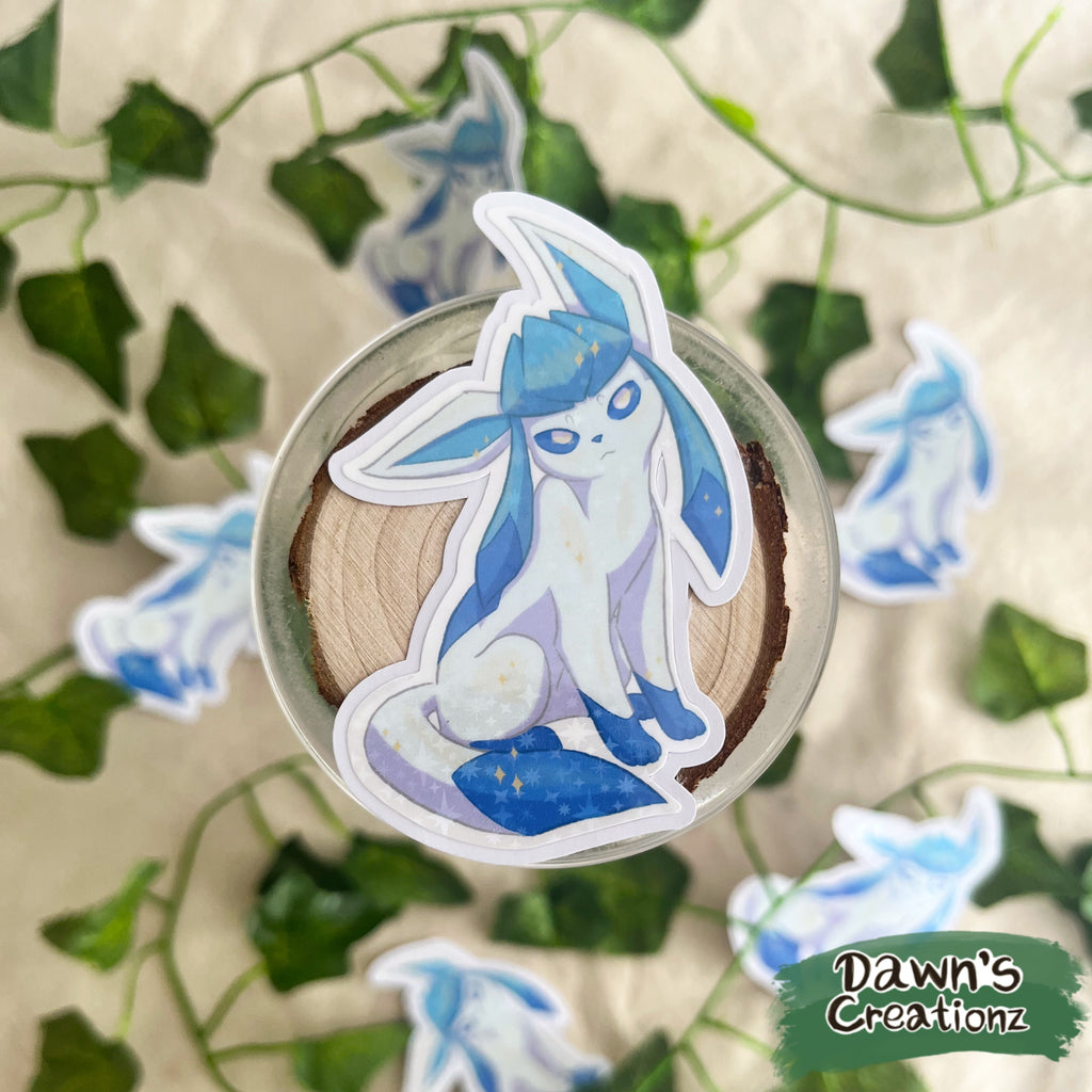 Glaceon Die-cut Sticker