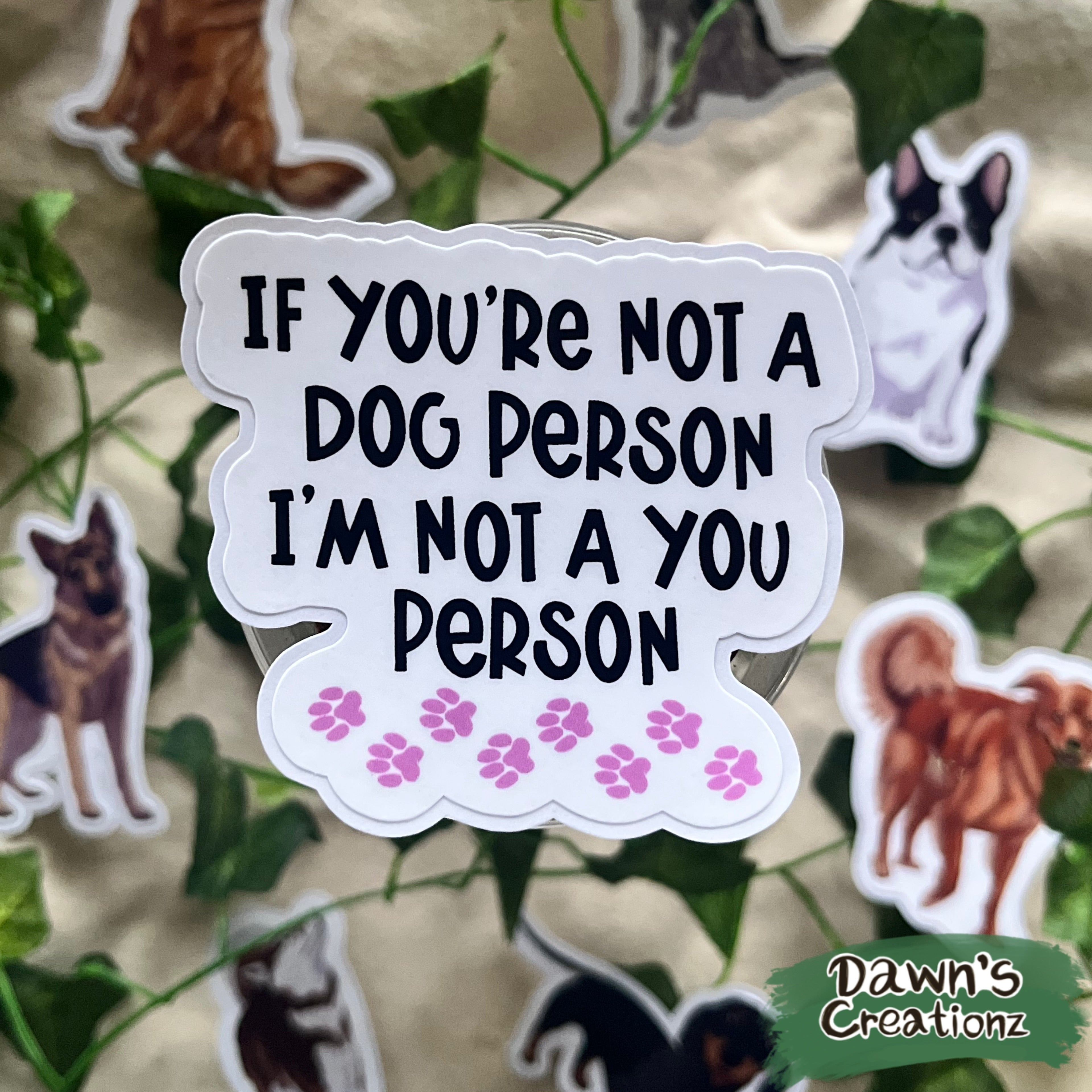 Dog Person Stickers 🐾