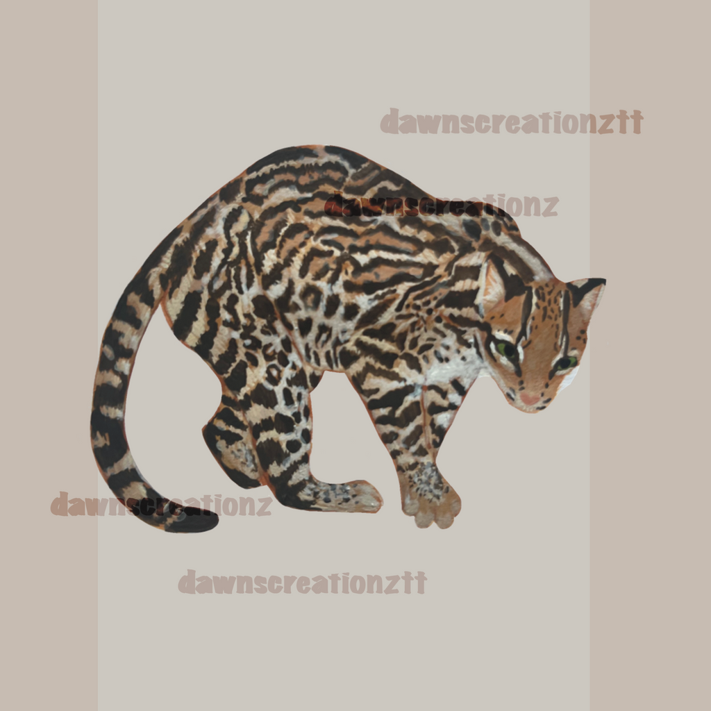 PREORDER Trini Furry Wildlife Acrylic Keychain