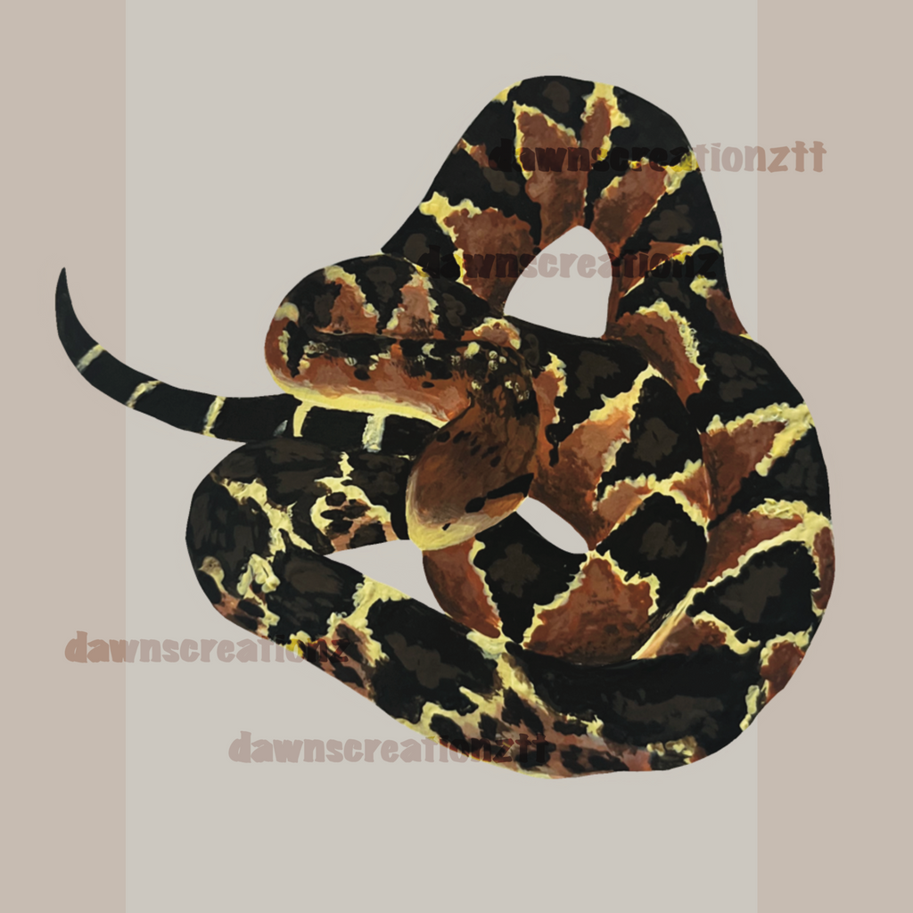 PREORDER Trini Scaled Wildlife Acrylic Keychain