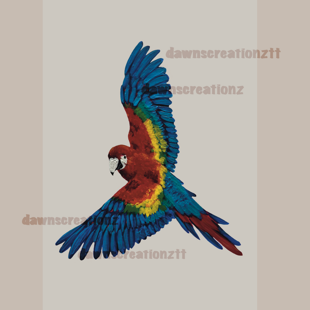 PREORDER Trini Feathered Wildlife Acrylic Keychain