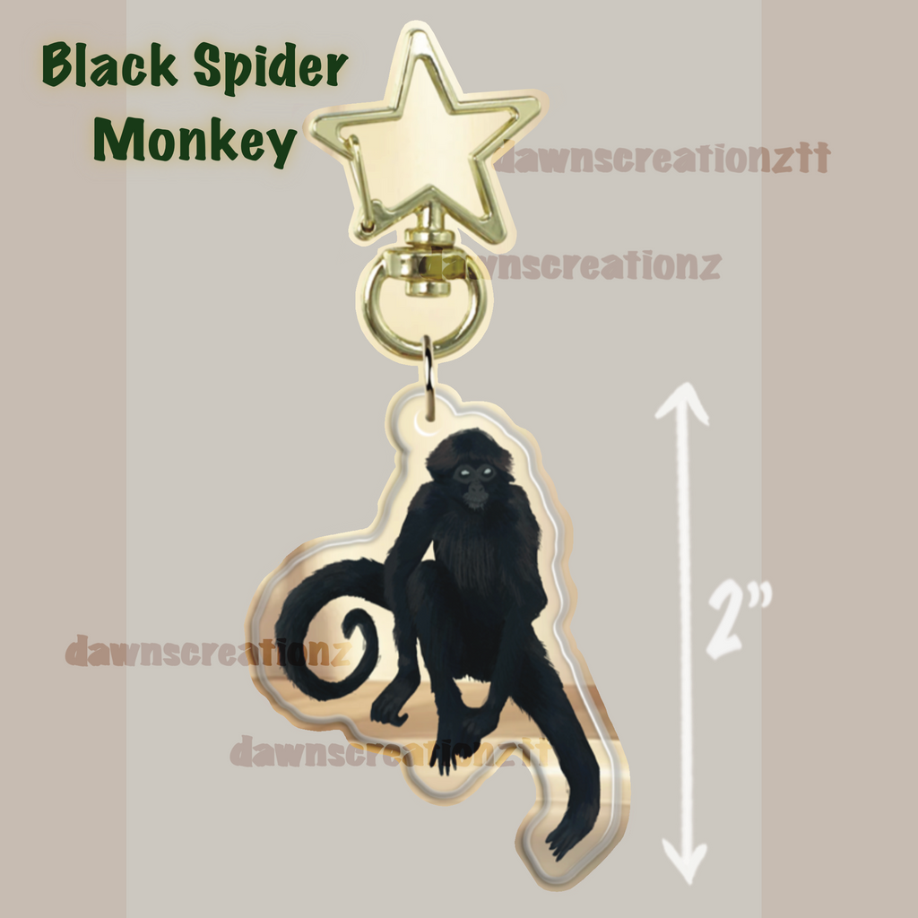 PREORDER Trini Furry Wildlife Acrylic Keychain