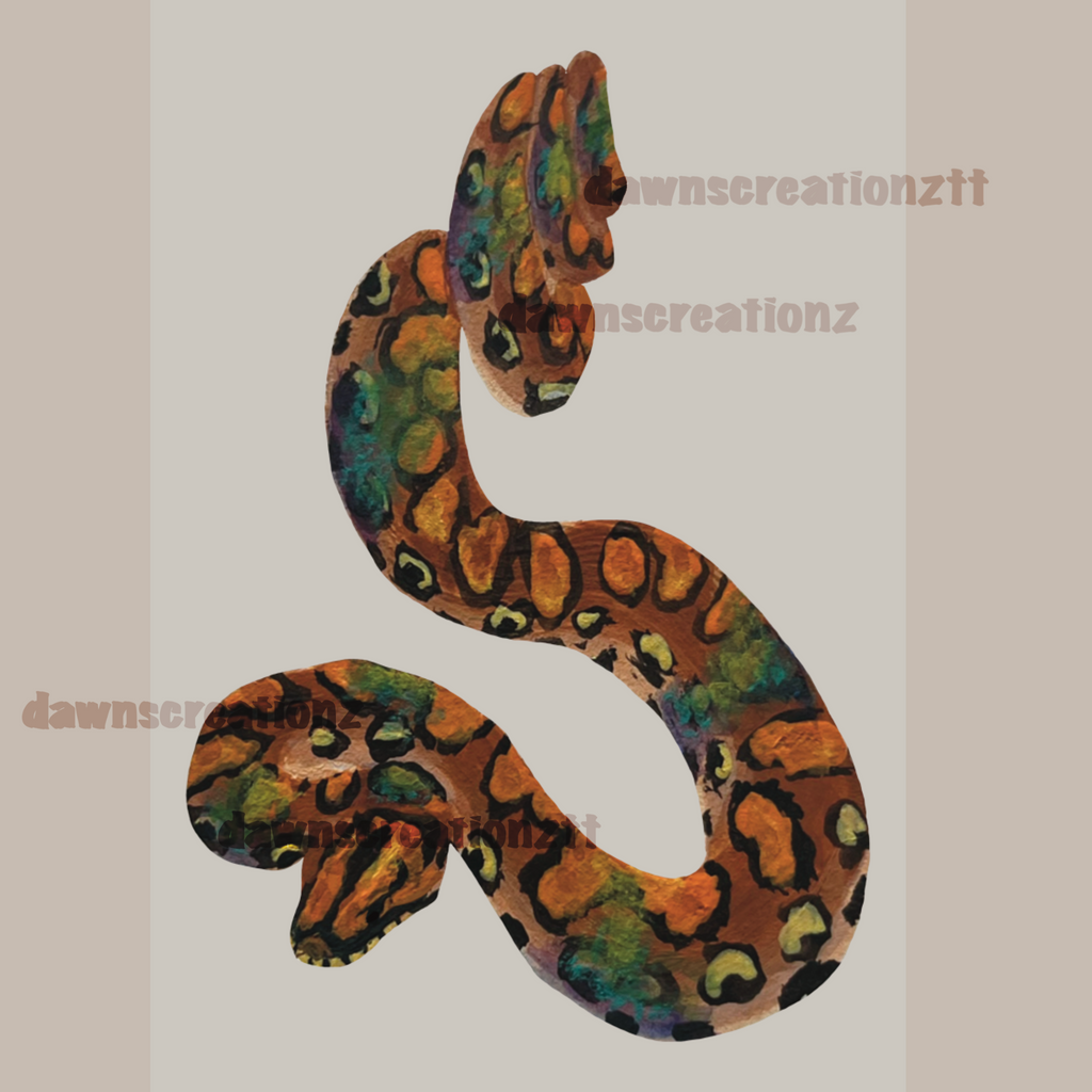 PREORDER Trini Scaled Wildlife Acrylic Keychain