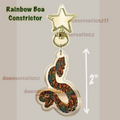 Rainbow Boa Acrylic Keychain
