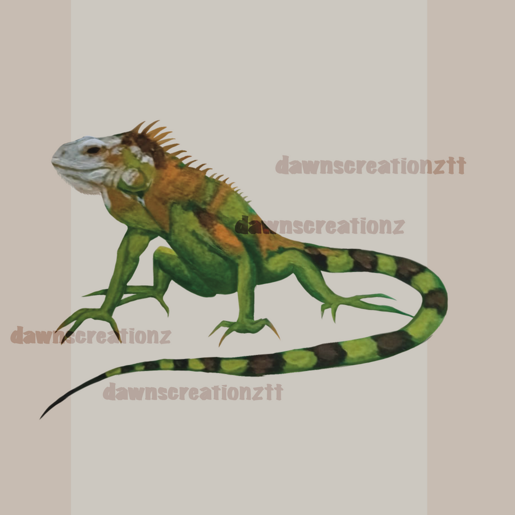 PREORDER Trini Scaled Wildlife Acrylic Keychain