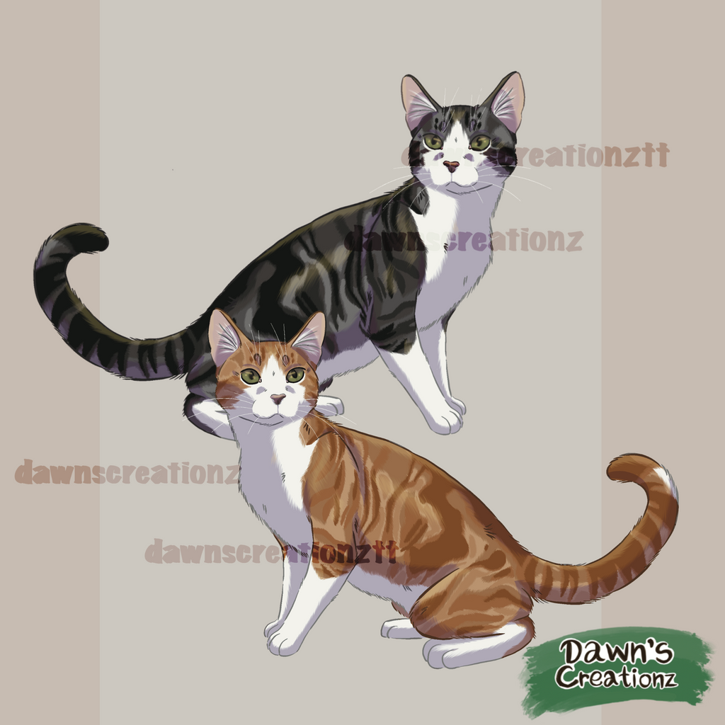 PREORDER Broken/Patchwork Tabby Acrylic Keychain