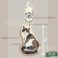 PREORDER Calico Kitty Acrylic Keychain