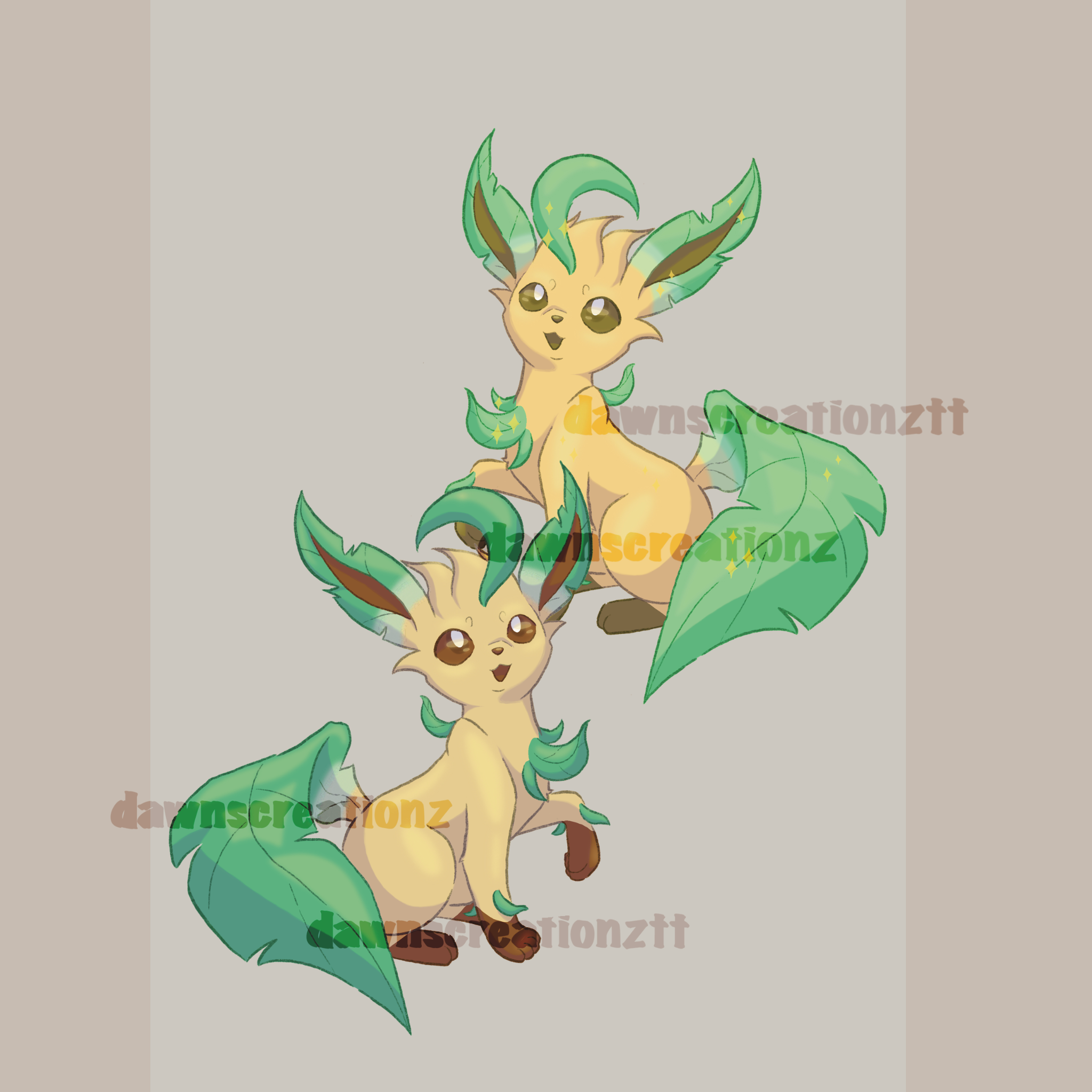 PREORDER Leafeon Acrylic Keychain