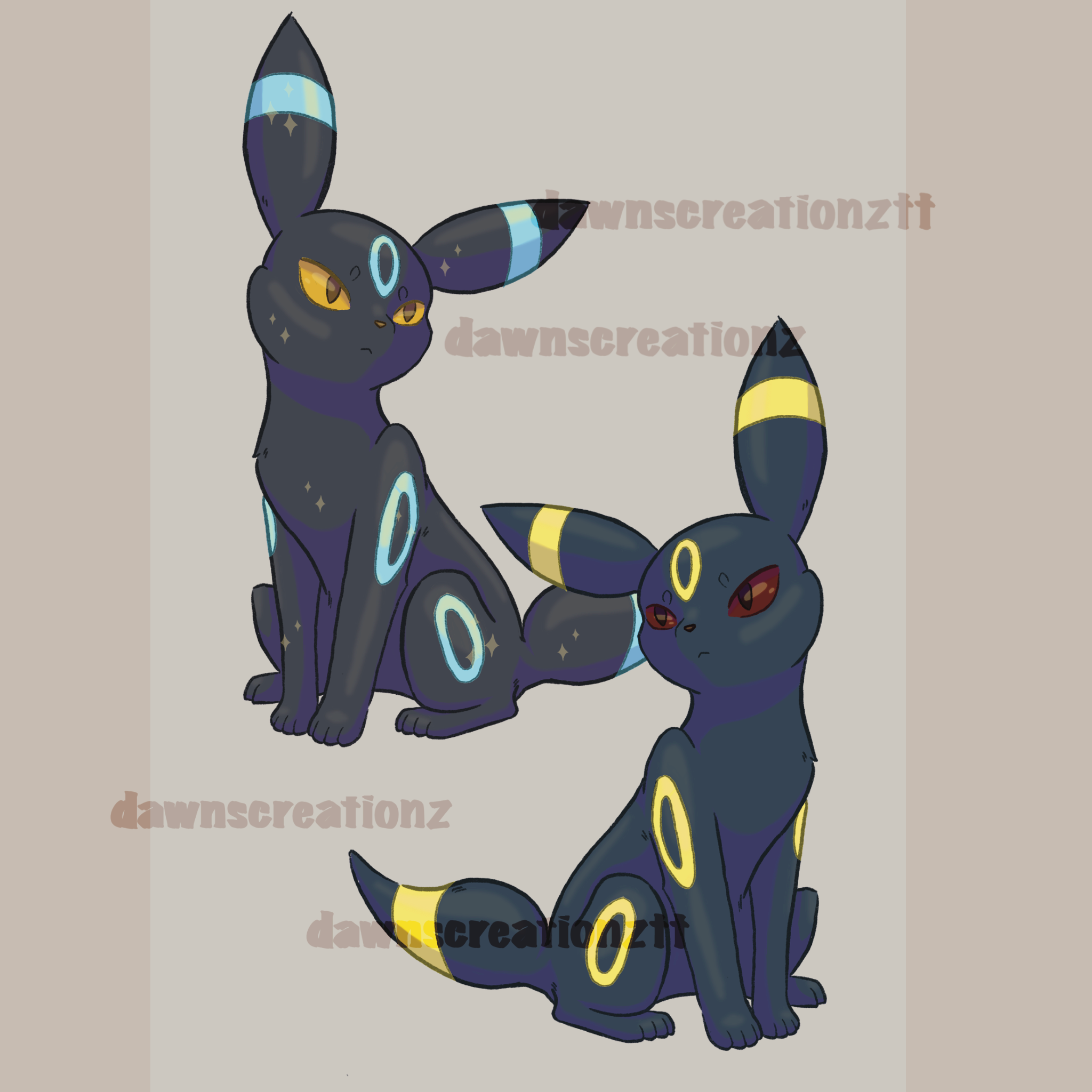 PREORDER Umbreon Acrylic Keychain