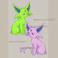 PREORDER Espeon Acrylic Keychain