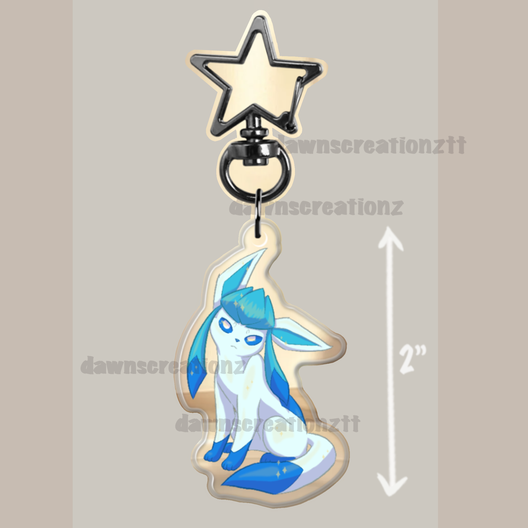 PREORDER Glaceon Acrylic Keychain