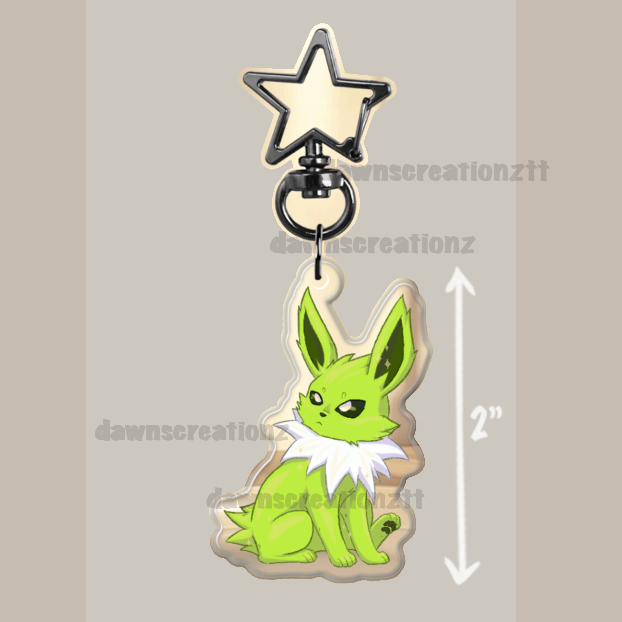 PREORDER Jolteon Acrylic Keychain
