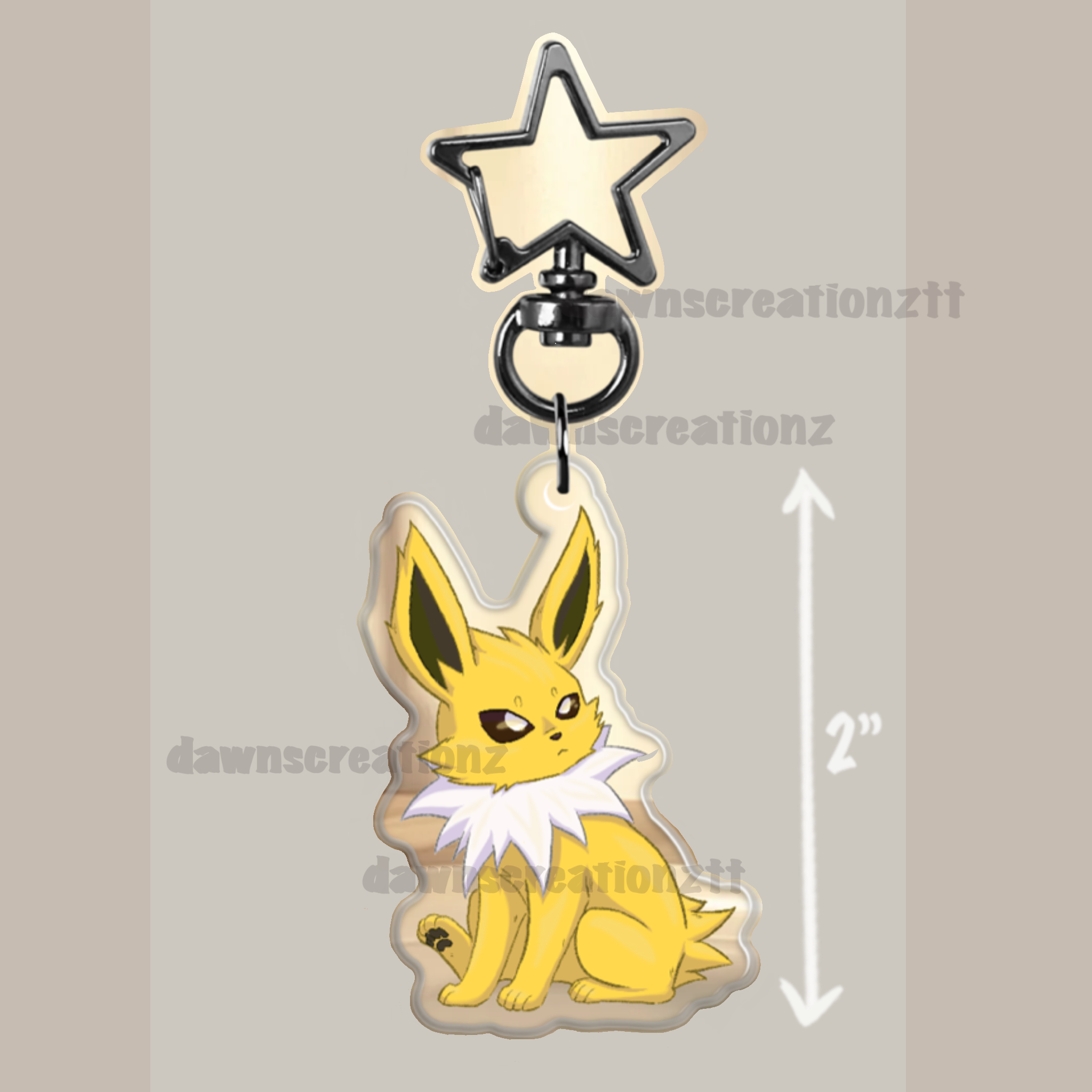 PREORDER Jolteon Acrylic Keychain